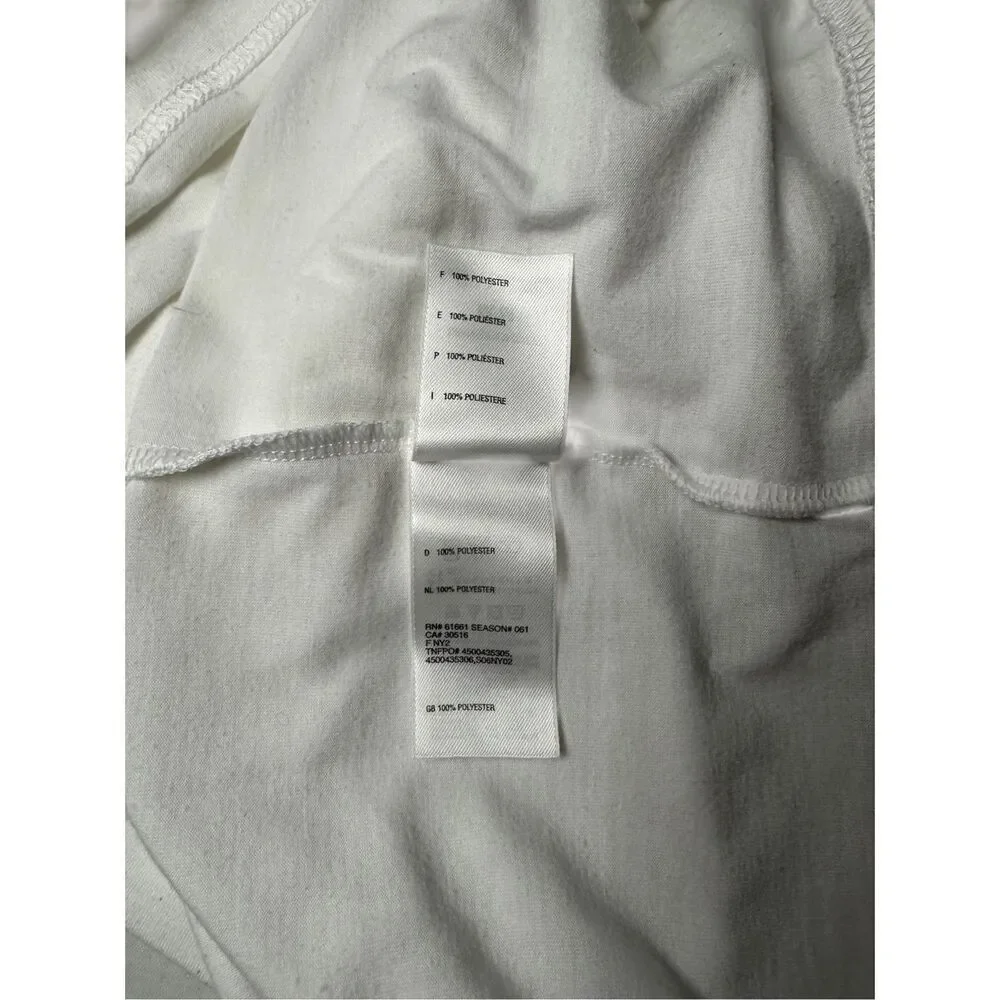 North Face men’s white vapor wick crewneck short sleeve t-shirt size M #18-1932